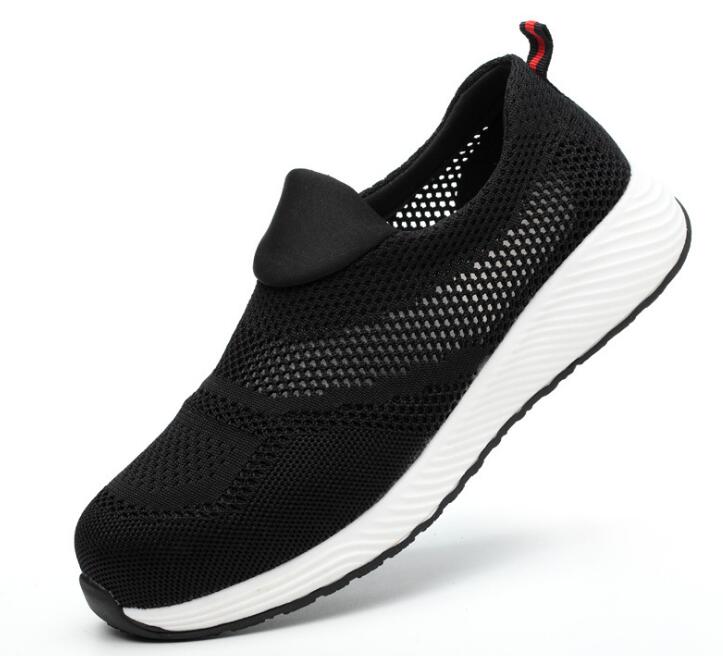 Обувь для страхования труда мужская нескользящая противоударная защита от проколов летняя дышащая дезодорант H533