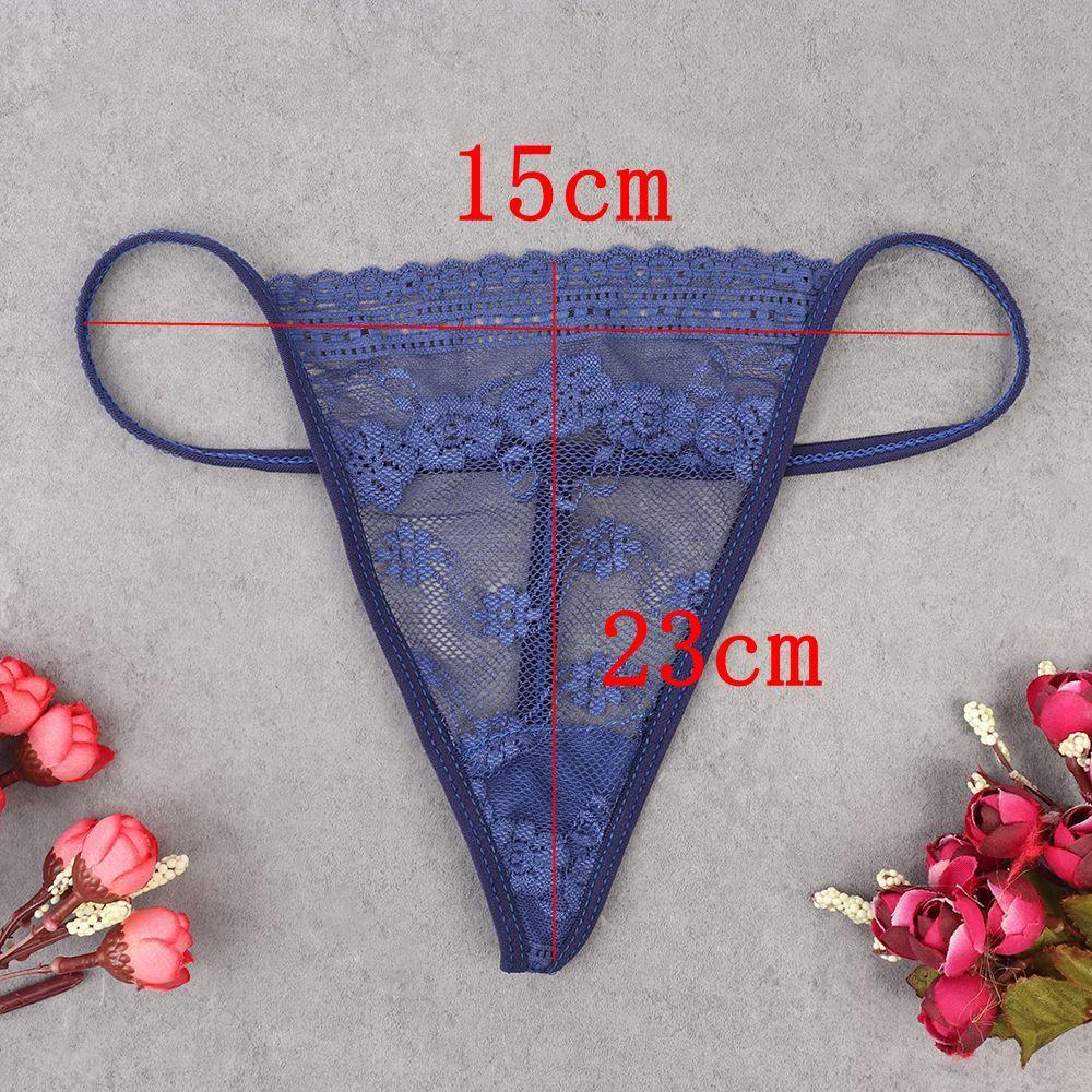 10pcs Random Transparent Seamless Thong Low Waist Briefs Sexy Lingerie G-String Lace Panties