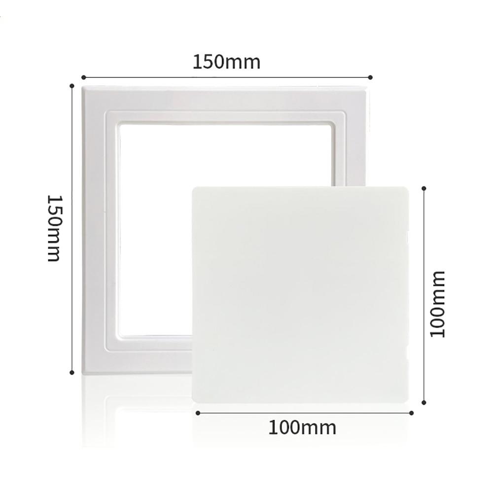 Inspection Port Self-adhesive Access Panel Door White Plastic Inspection Hole Removable Hinged Access Hatch Doors Wall Ceiling