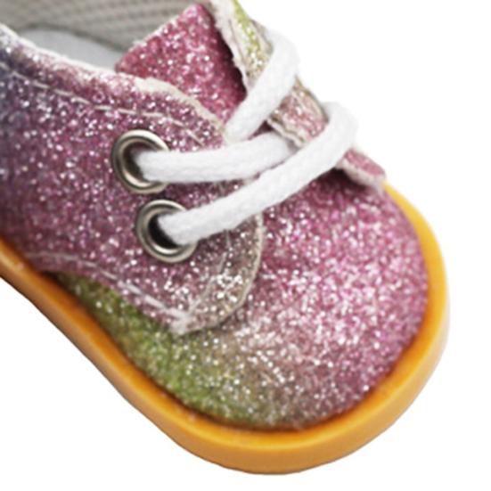 1 Pair Decorative Colorful Fashionable Trendy Fashion Girl Doll Shoes Boot Cute Doll Shoes