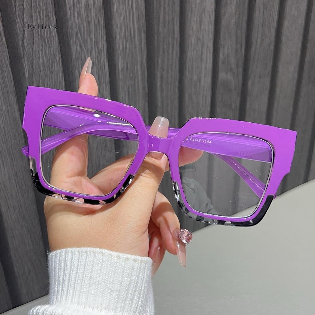 1 шт. Женские очки квадратной формы цвета черепахового панциря с прозрачными линзами, простой классический стиль, подходят для повседневной носки, путешествий, фотографии.