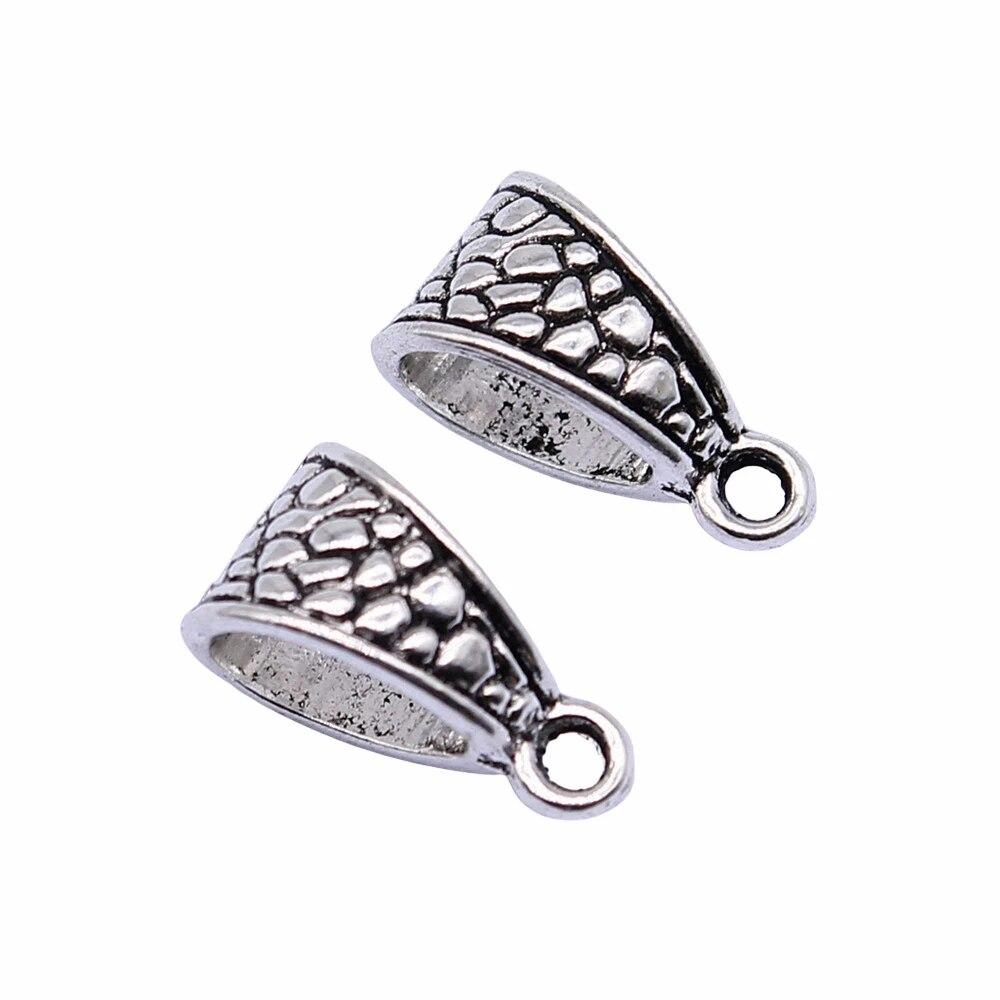 Декоративные металлические подвесные компоненты для головы с античной отделкой и бусинами для изготовления ювелирных изделий