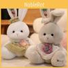 Cute Plaid Dress Cartoon Rabbit Plush Toy For Children Gift And Decoration Room