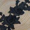 Handmade Flower Applique Rose Cloth Applique Exquisite Cloth Patch  Dressmaking