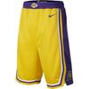 Los Angeles Lakers Elastic Waist Letter Color Block Comfortable Shorts Kids Shorts Amarillo-Yellow DN5262-700