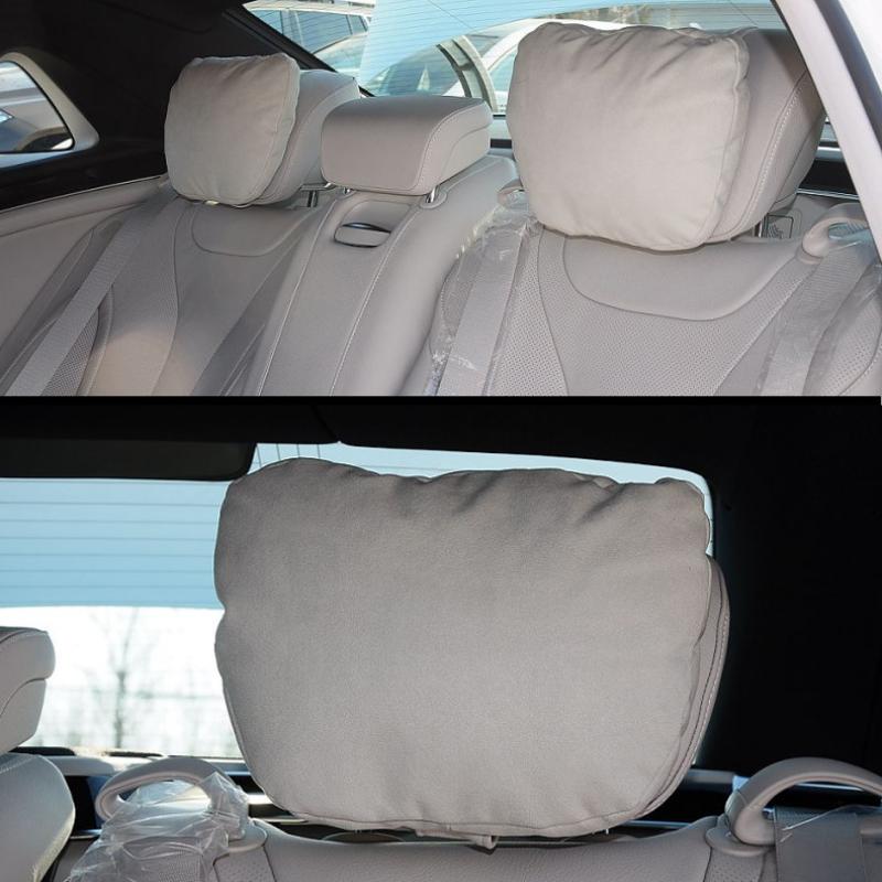 Car Headrest Neck Pillow Lumbar Support Cushion Seat Backrest Pad Car Pillow Relieve Cervical Pain