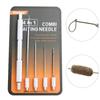 5x Carp Fishing Combi Baiting Needle 4 In Pop Up Boilie Hair Rigs Splicing Making Tools Rigs Loading Tackle Accessories