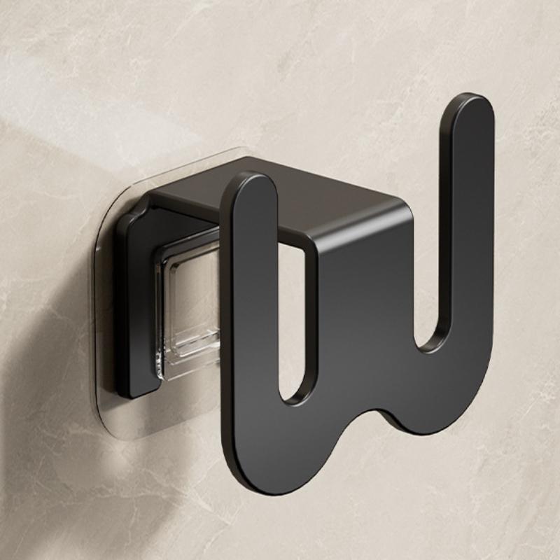 Настенная полка для тапочек для ванной комнаты, алюминиевая бесследная настенная вешалка для хранения тапочек, без перфорации, полка для ванной комнаты