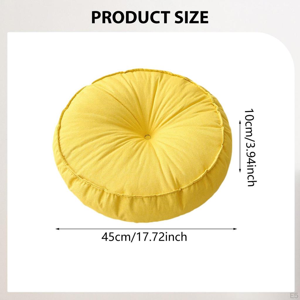 Floor Cushion Pad Comfortable Seating Meditation Pillow for Chair Sofa Office Indoor