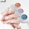 monja Nail Art 5 мл Pearl Shell Spiral Glitter Pearly Semi Permanent Nail UV Gel Varnish DIY Manicure Design Tool 14 Solid Colors