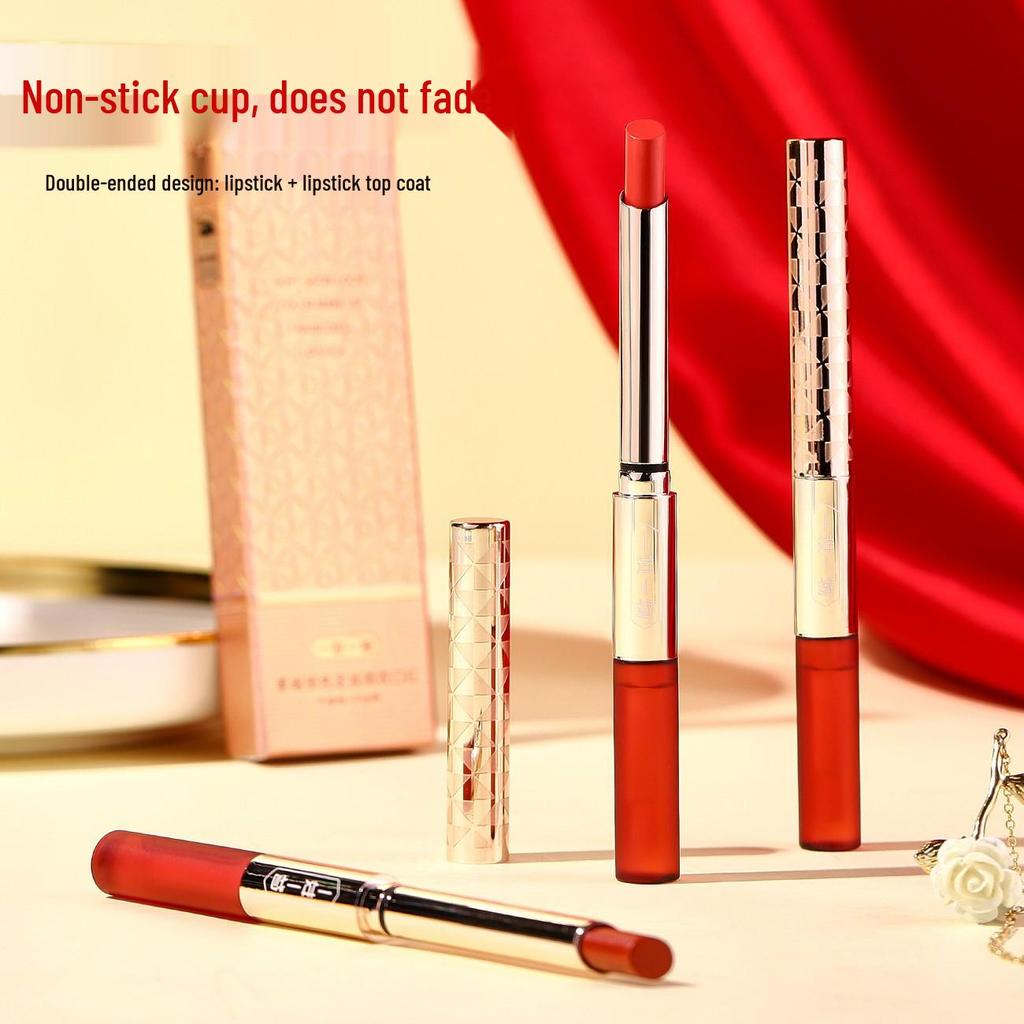 Мягкая сатиновая водостойкая помада, не выцветающая - не отпечатывается, стойкий цвет