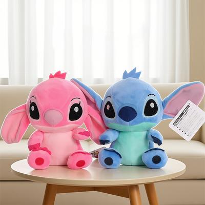 20 см Плюшевый Стич Малыш Мультфильм Модель Кукла Детские Фигурки Действия Набивные Игрушки Кулон Подарки Для Детей