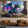 2D Plane, 1 Piece - Little Dragon Newborn Picture, Suitable for Festival Parties, Indoor and Outdoor Celebration Banners
