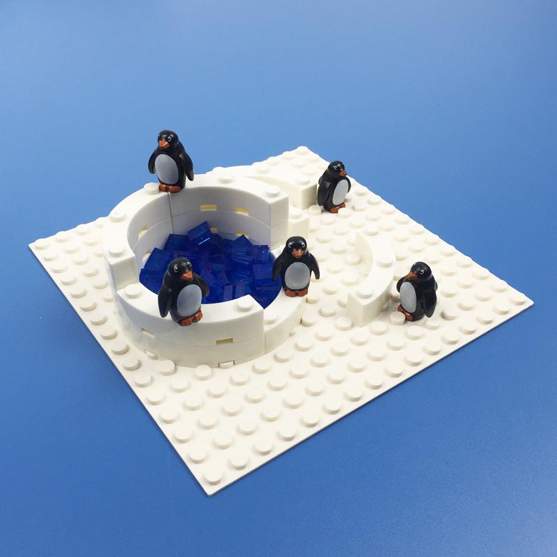 Farm Animal Building Blocks Set: Cow, Pig, Chicken & Horse DIY Kit