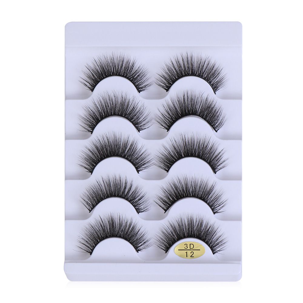 Flared Multi-styles Natural Long Criss-cross Eye Lash Extension 3D Faux Mink Hair False Eyelashes