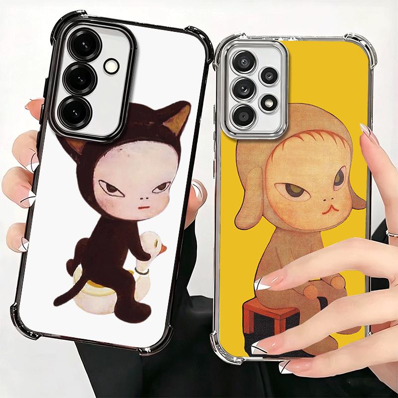 Y-Yoshitomo Nara Мягкий чехол для телефона для Samsung A17 A27 A07 A37 A57 A16 A56 A15 A55 A14 A54 A13 A53 A26 A36 A25 A35 A24 A34 A23 A33