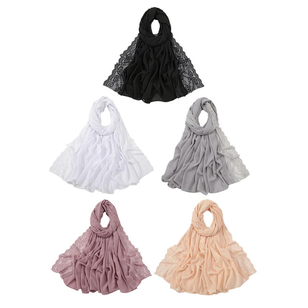 New Arrival Crinkle Rayon Hijab Women Muslim Scarf Headscarf Size Wraps Big Foulard Shawls Plai Z1D6