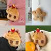 Charming 10cm Capybara Plush Doll Adorable Keychain Accessory For Backpacks