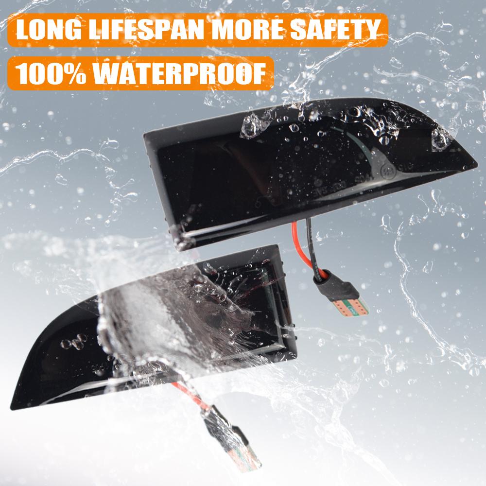 2 шт. светодиодный динамический указатель поворота, боковое зеркало заднего вида, лампа для Renault Megane MK3 Laguna III X91 Grand Scenic III Fluence Latitude