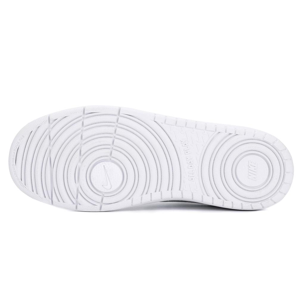 Nike Court Borough 2 Abrasion Resistant Lightweight Slip Resistant Low top Skateboard Shoes Women's White Blue BQ5448-100(Team18-)