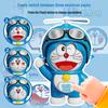 Doraemon Press-to-Change Face Plush Keychain - Cartoon Gift & Decompression Toy