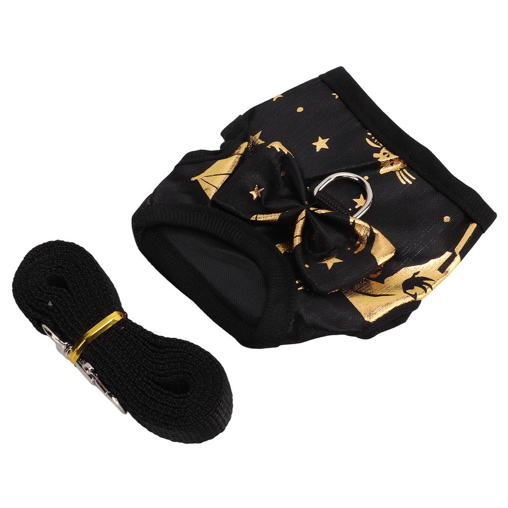 Rabbit Harness Leash Adjustable Soft Nylon Bunny Vest for Rabbit Ferret Bunny Kitten Guinea PigS