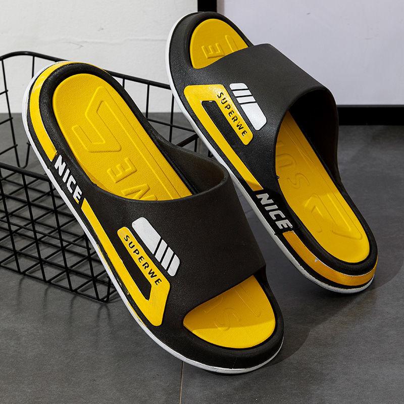 Летние мужские тапочки, модные мужские уличные спортивные тапочки, Нескользящая обувь на платформе, пляжные шлепанцы, мужские сандалии