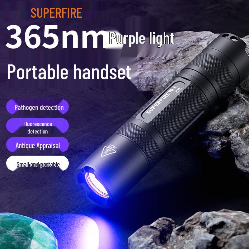 SupFire Z15 365 нм УФ-фонарь Вудса для обнаружения