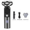 Cross-Border Men's Smart Electric Shaver: Floating Three-Blade Head, USB Rechargeable, Fully Washable.