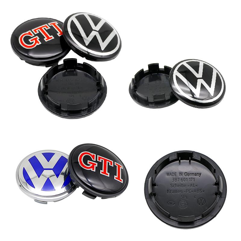 4pcs VW Wheel Center Hub Caps 56mm 65mm 66m 70mm 76mm wheel cover For VW Golf 4 5 6 7 Touran Passat B5 B6 B7 Polo CC accessories vhcp29