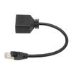 Кабель-удлинитель адаптера Ethernet RJ45 1 на 2 порта Отличная передача соединения Сплиттер