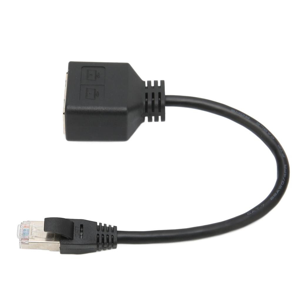 Кабель-удлинитель адаптера Ethernet RJ45 1 на 2 порта Отличная передача соединения Сплиттер