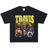 Футболка Travis Scott, Мягкая ткань, Повседневная