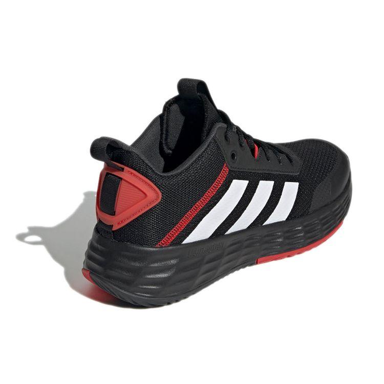 Adidas Кроссовки унисекс Own The Game Black Carbon Red Core-Black Cloud-White H00471