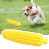 Soft Corn Shape Dog Squeaky Toy Teeth Grinding Pet Chew Toy Interactive Playing