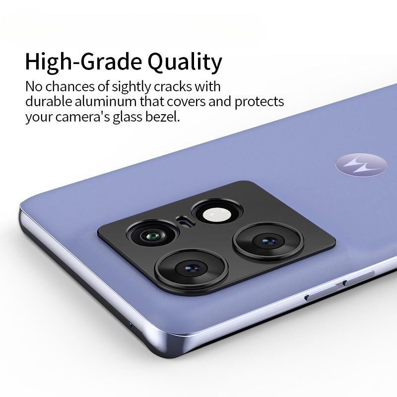 Для Motorola Moto Edge 50 Pro Защитные пленки для объектива камеры из алюминиевого сплава Металлическое кольцо-наклейка для MOTO Edge50Pro Защитная пленка
