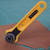 28mm Cloth Rotary Roller Cutter Fabric Cutting Leather Paper Vinyl Strips Rotary Cutter Sewing Tools