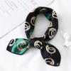 2021 Small Size Women Scarf Fashion Print Silk Scarves Square Neck Office Satin Handkerchief Bandana Foulard