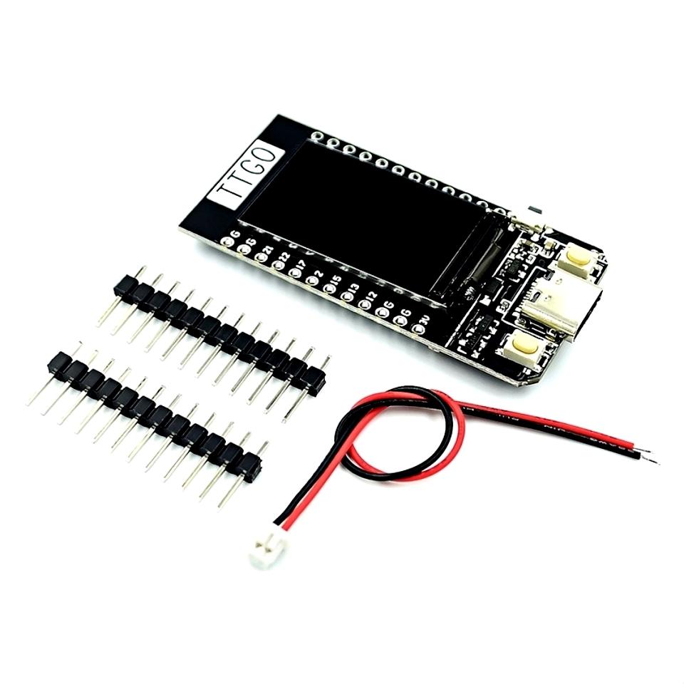 Плата разработки модуля T-Display ESP32 с поддержкой WiFi и Bluetooth, 1,14-дюймовый ЖК-дисплей, Управление