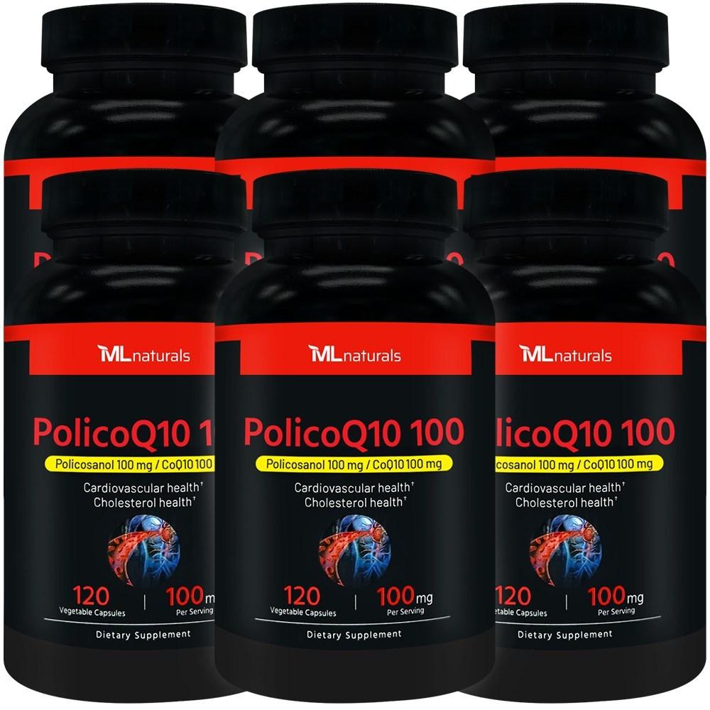 Хороший Премиум My Life Naturals Высококонцентрированный PolicoQ10 100 CoQ10 100мг + Поликозанол 100мг 6 шт 120 Таблеток