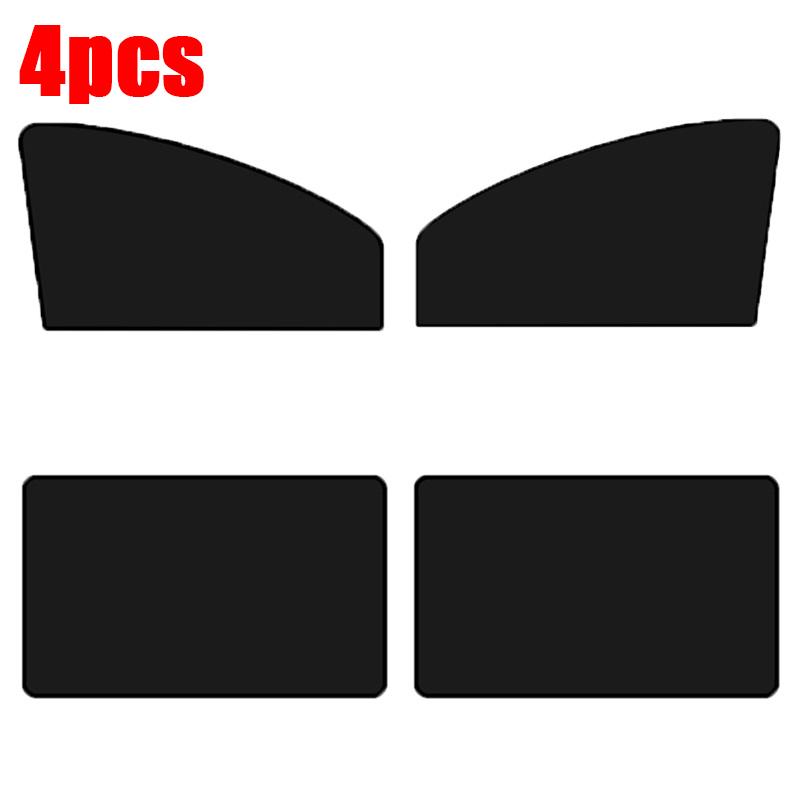 1/4 шт. Магнитные автомобильные шторы, солнцезащитный козырек для автомобиля, защита от ультрафиолета, солнцезащитный козырек для окна автомобиля, защитная сетка для окна, летняя защитная пленка