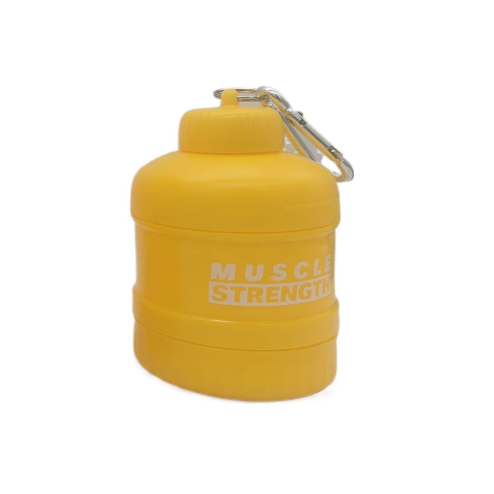 1/2/3-слойная Портативная Воронка Бутылка для Фитнес-добавок Многослойное Хранение Банка для Закусок Коробка для Протеинового Порошка