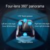 4-канальный скрытый тахограф 1080P HD Mini Dash Cam Видеорегистратор Передний Левый Правый Задний Ночной Видение Циклическая Запись DVR Черный Ящик