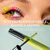 Sparkling Gold Diamond Mascara Glitter Pearlescent Small Metal Bar Waterproof Fast Dry Eyelash Curl Extension Christmas Makeup