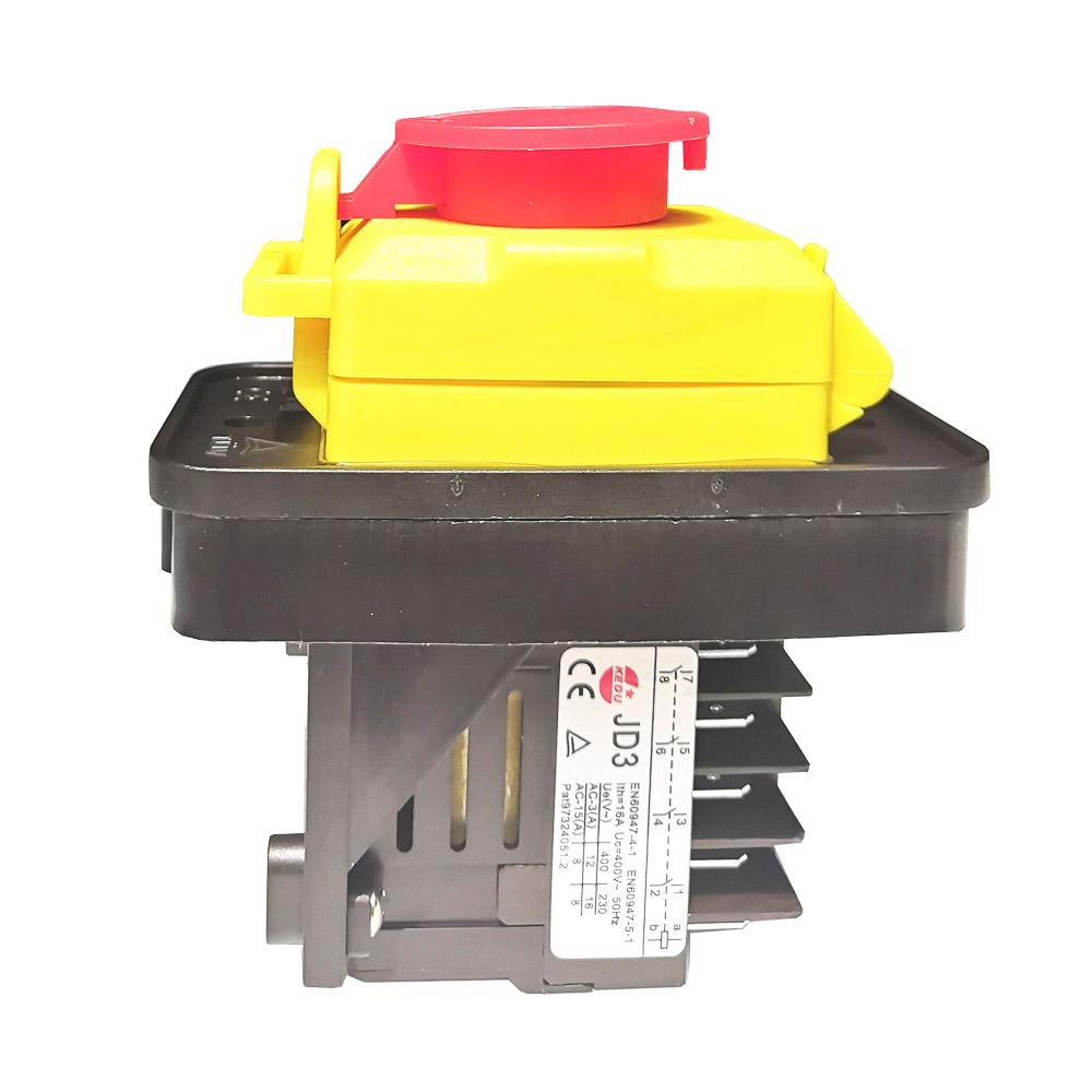 Водонепроницаемые электромагнитные кнопочные переключатели KEDU KJD11 с крышкой аварийной остановки