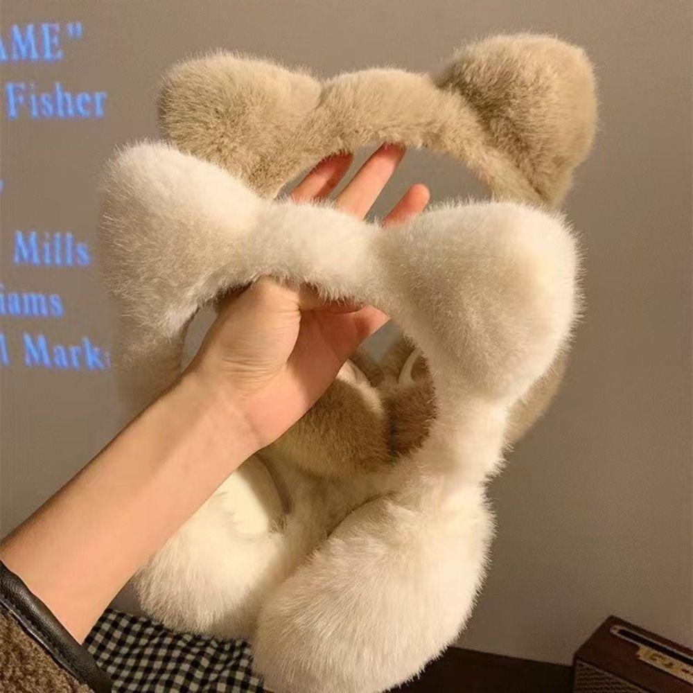 Кошачьи плюшевые наушники-грелки для ушей, ветрозащитные, для защиты ушей, милые наушники, для улицы