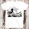 230 Gsm 100% Cotton Great Wave Of Cats Kanawaga Funny Super Cool Best Gift Top Tee T Shirt 8900