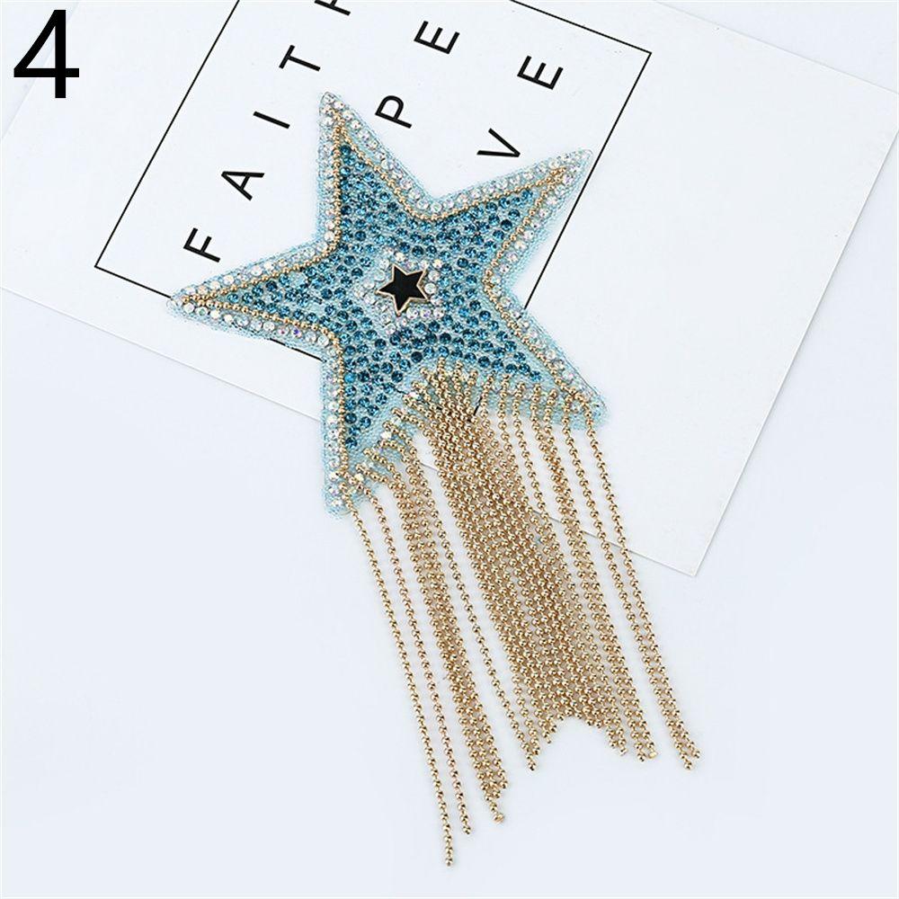 Pattern Sparkling Sequined Bling Iron-on Patches Clothes Appliques Clothing Accessaries Embroidery