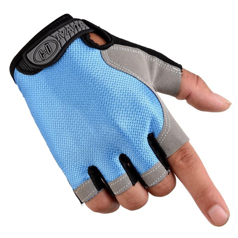 Spring and Summer Men's Mesh Fabric Breathable Bicycle Half Finger Outdoor Cycling Sport