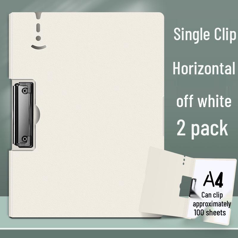 A4 Double Clip Folder for Documents and Resume Storage